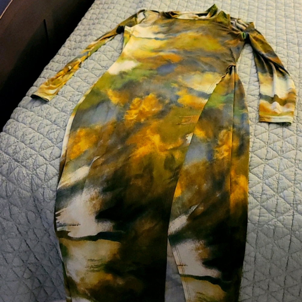 Warm tone dress